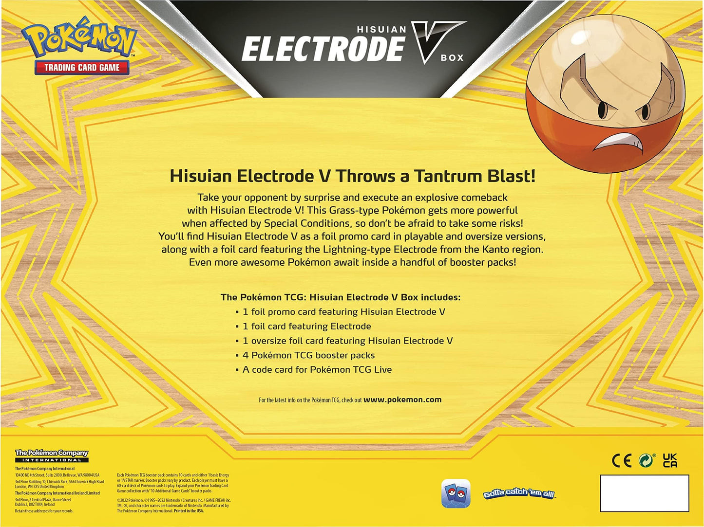 Pokémon Electrode V Box