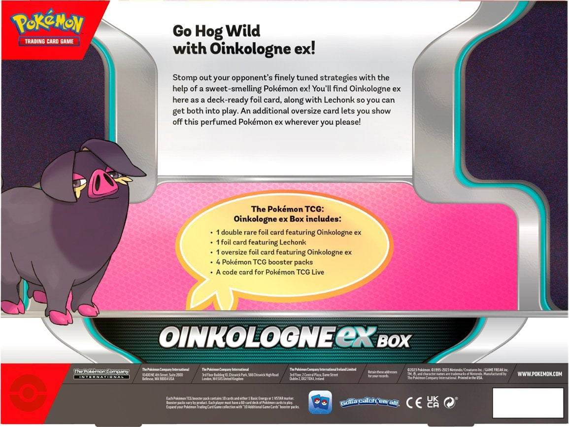 Pokémon Oinkologne EX Box