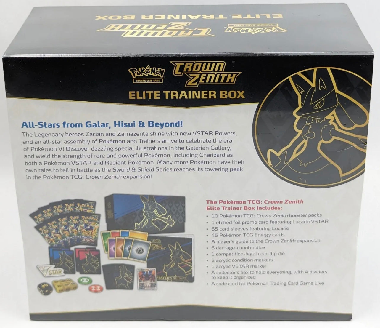 Pokémon Crown zenith Elite Trainer Box