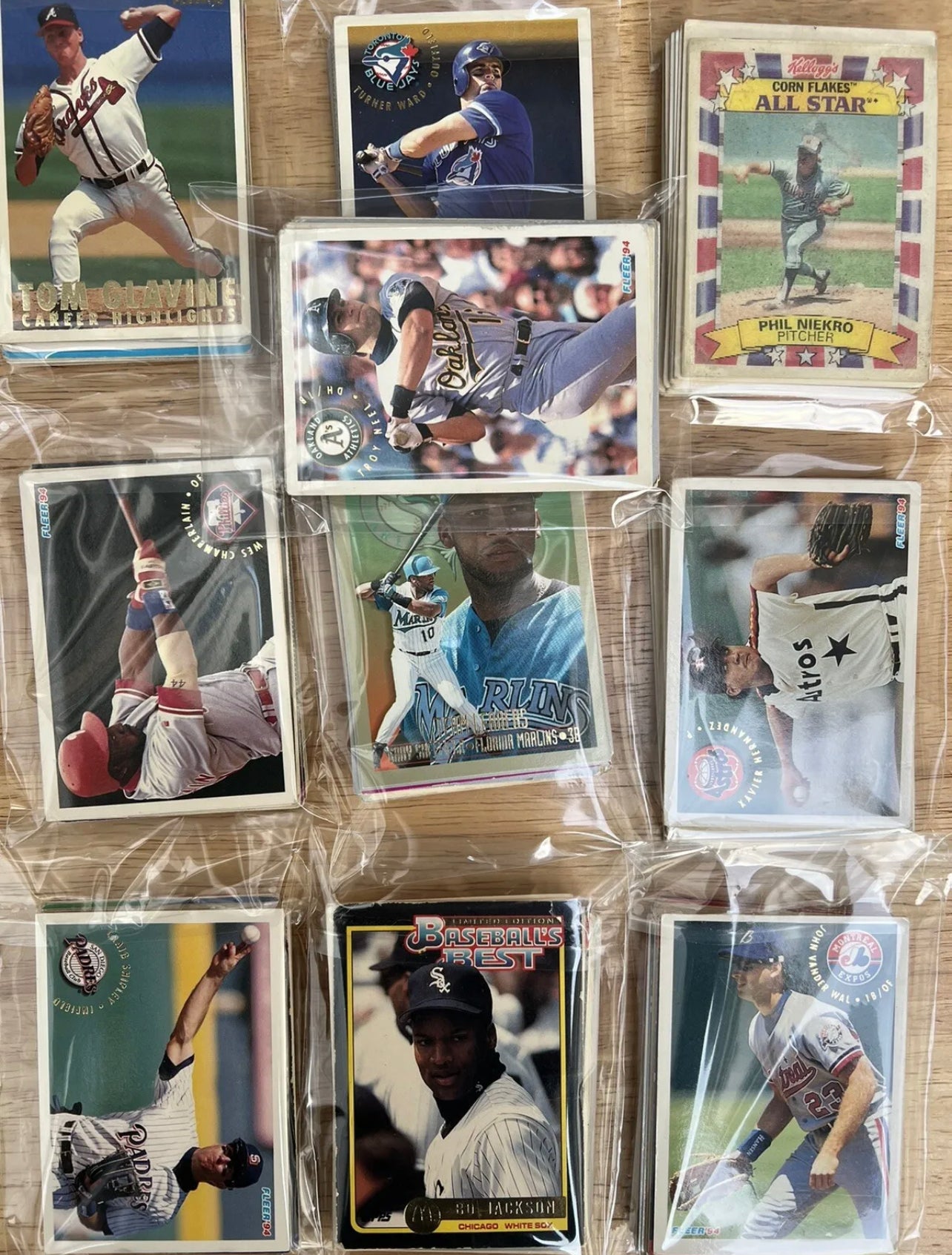 Baseball mystery packs 20 cards