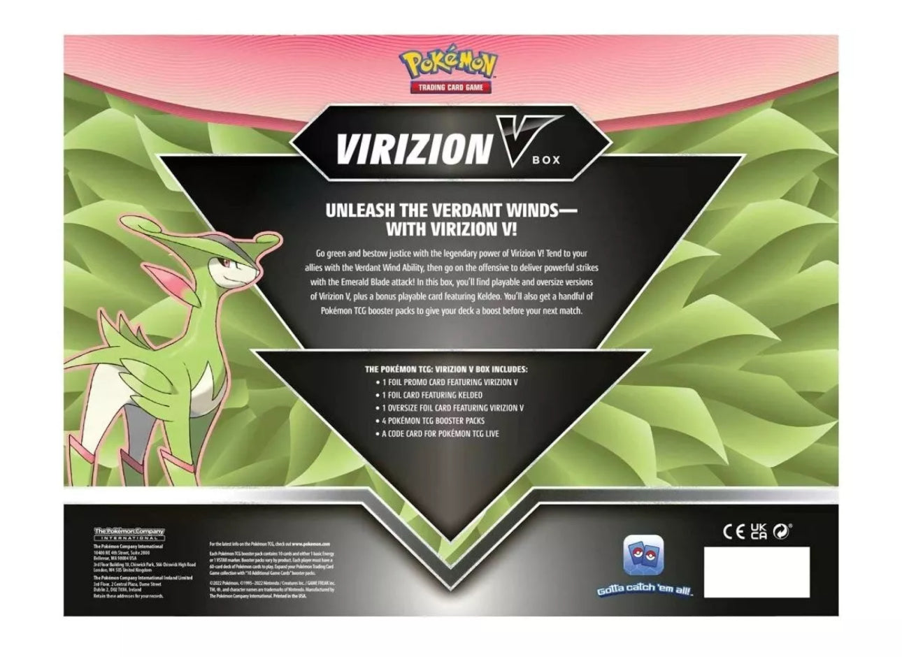 Pokémon Virizeon V box