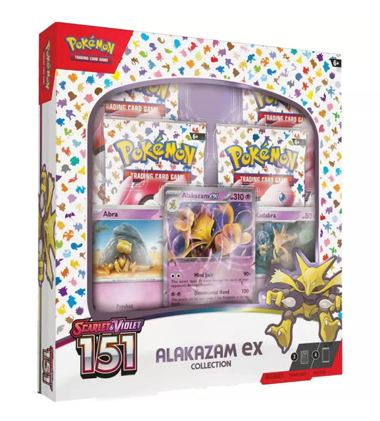 Pokemon TCG Scarlet & Violet 151 Alakazam Ex Collection BRAND NEW SEALED Pokémon