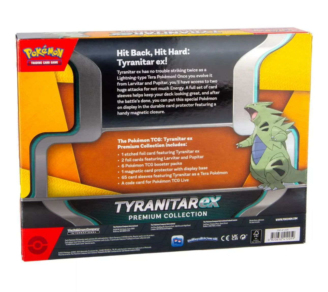 Pokemon Trading Card Games Tyranitar Ex Premium Collection - NEW SEALED