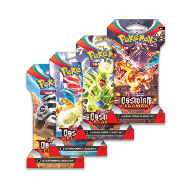 Pokémon Scarlet and Violet Obsidian Flames Sleeved Booster Pack